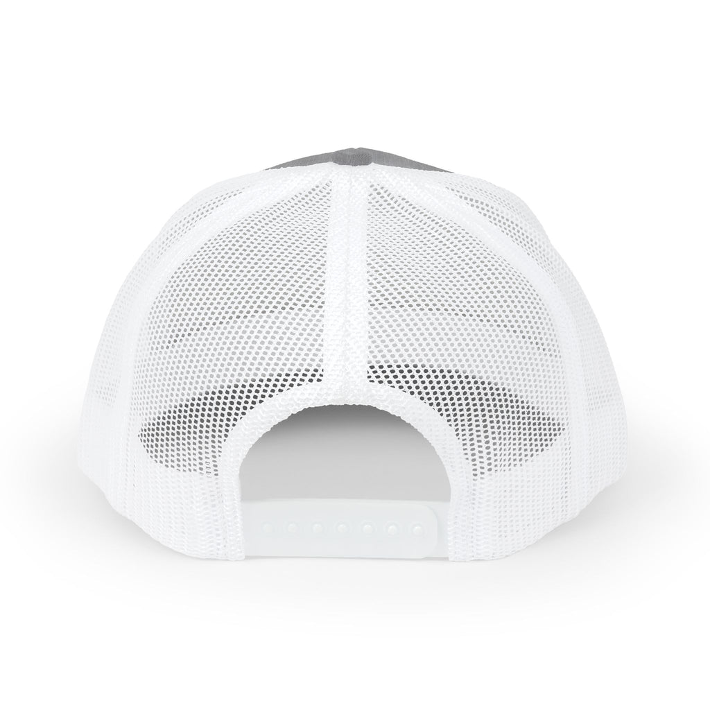 Embroidered Sunrise Wave Snapback Trucker Cap
