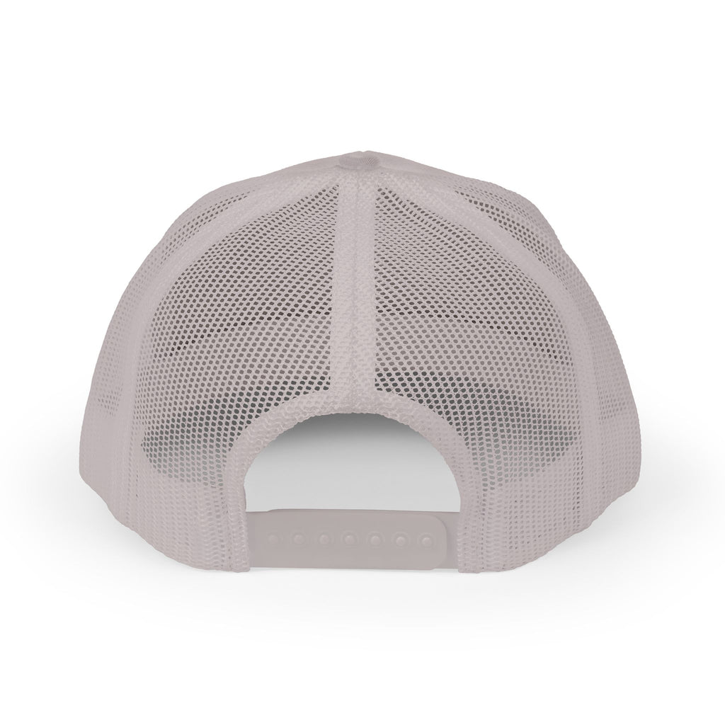 Embroidered Sunrise Wave Snapback Trucker Cap