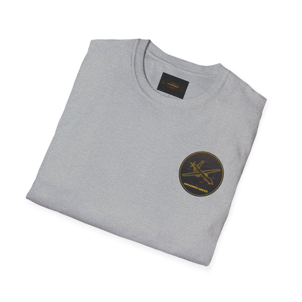 Fishing Crew T-Shirt — Golden Rod & Reel Pocket Logo Tee