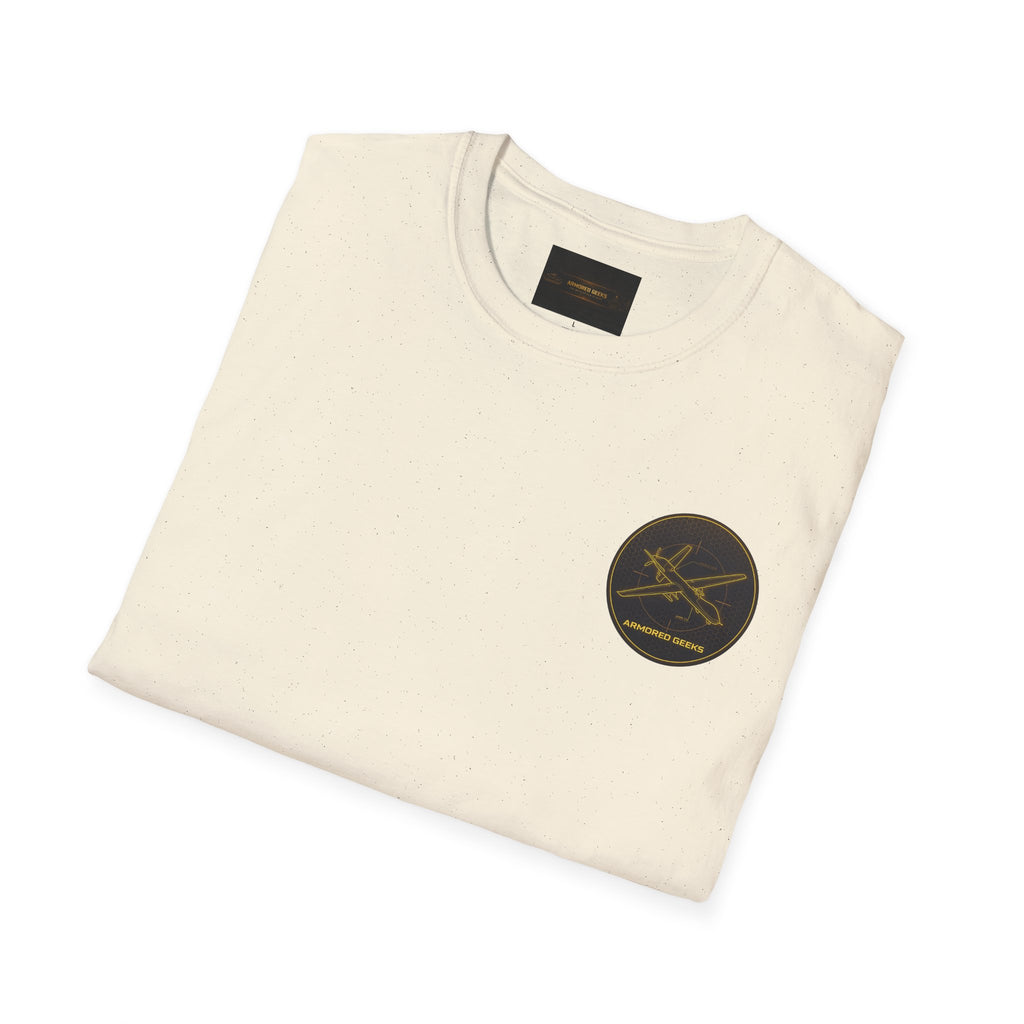 Fishing Crew T-Shirt — Golden Rod & Reel Pocket Logo Tee
