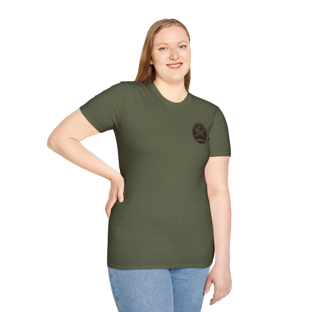 Fishing Crew T-Shirt — Golden Rod & Reel Pocket Logo Tee
