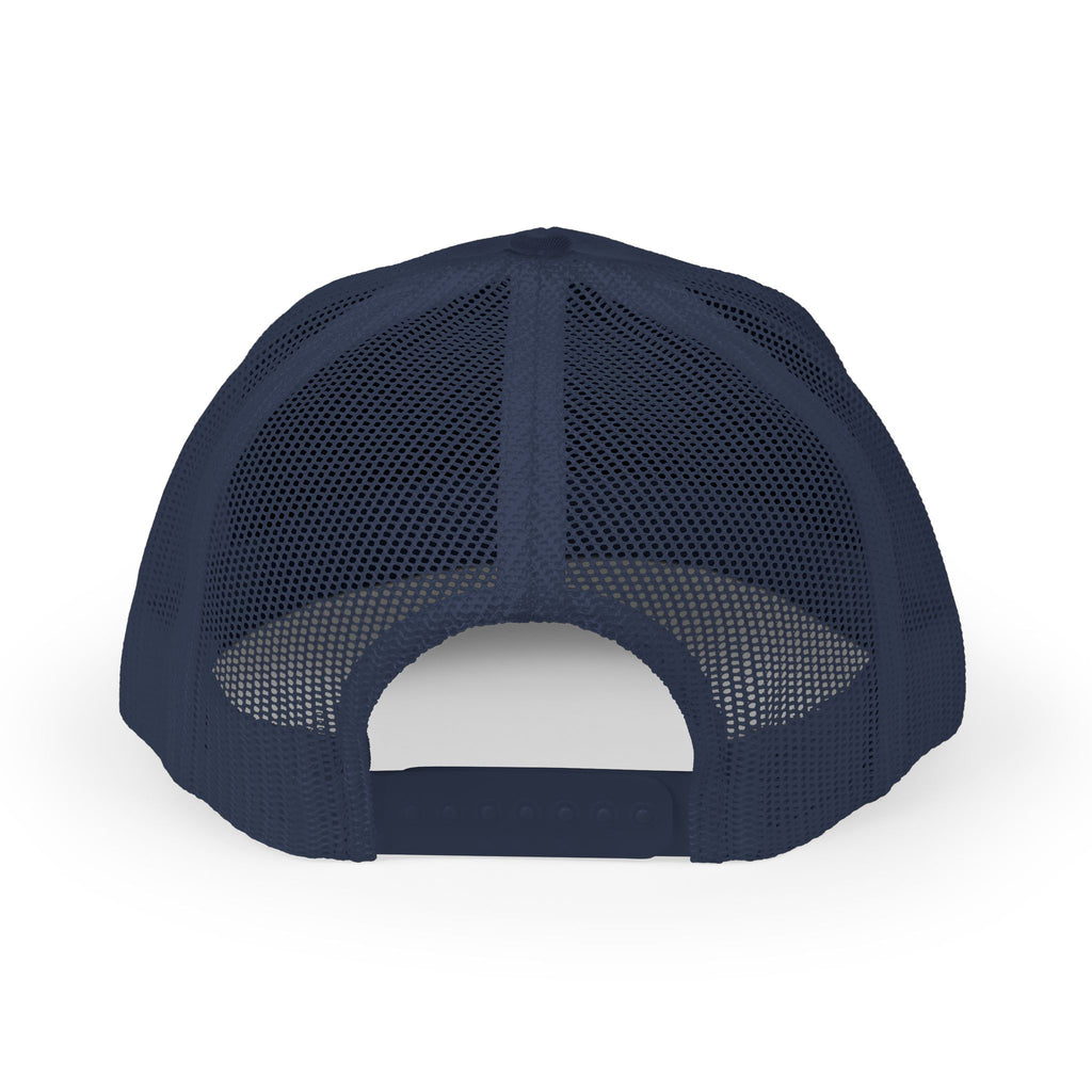 Embroidered Sunrise Wave Snapback Trucker Cap