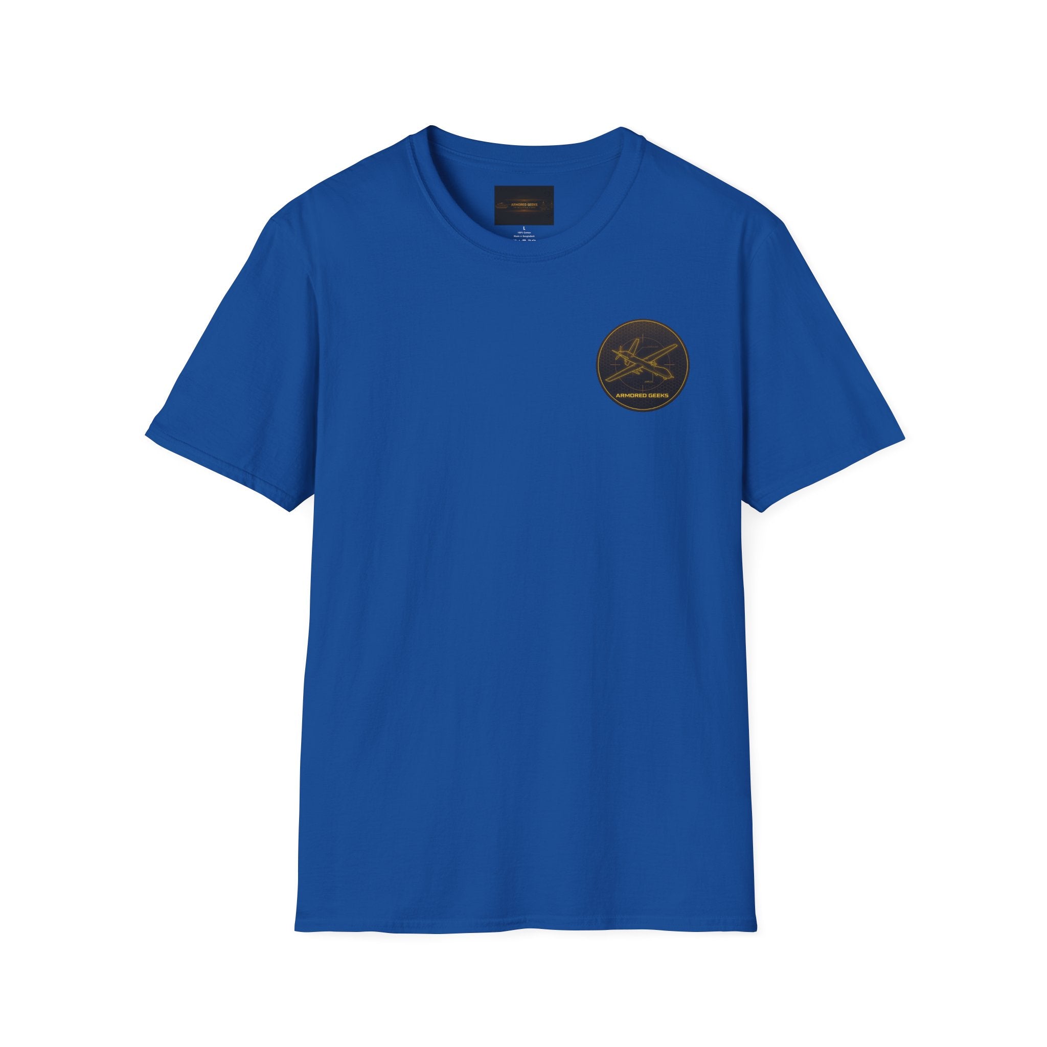 Fishing Crew T-Shirt — Golden Rod & Reel Pocket Logo Tee