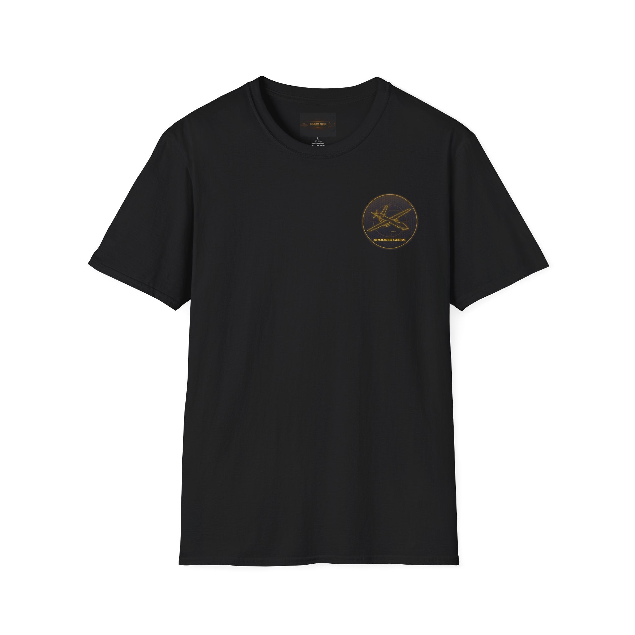 Fishing Crew T-Shirt — Golden Rod & Reel Pocket Logo Tee