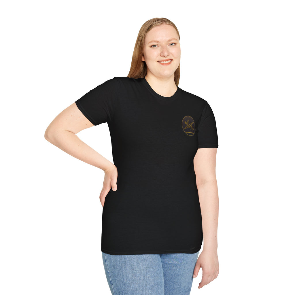 Fishing Crew T-Shirt — Golden Rod & Reel Pocket Logo Tee