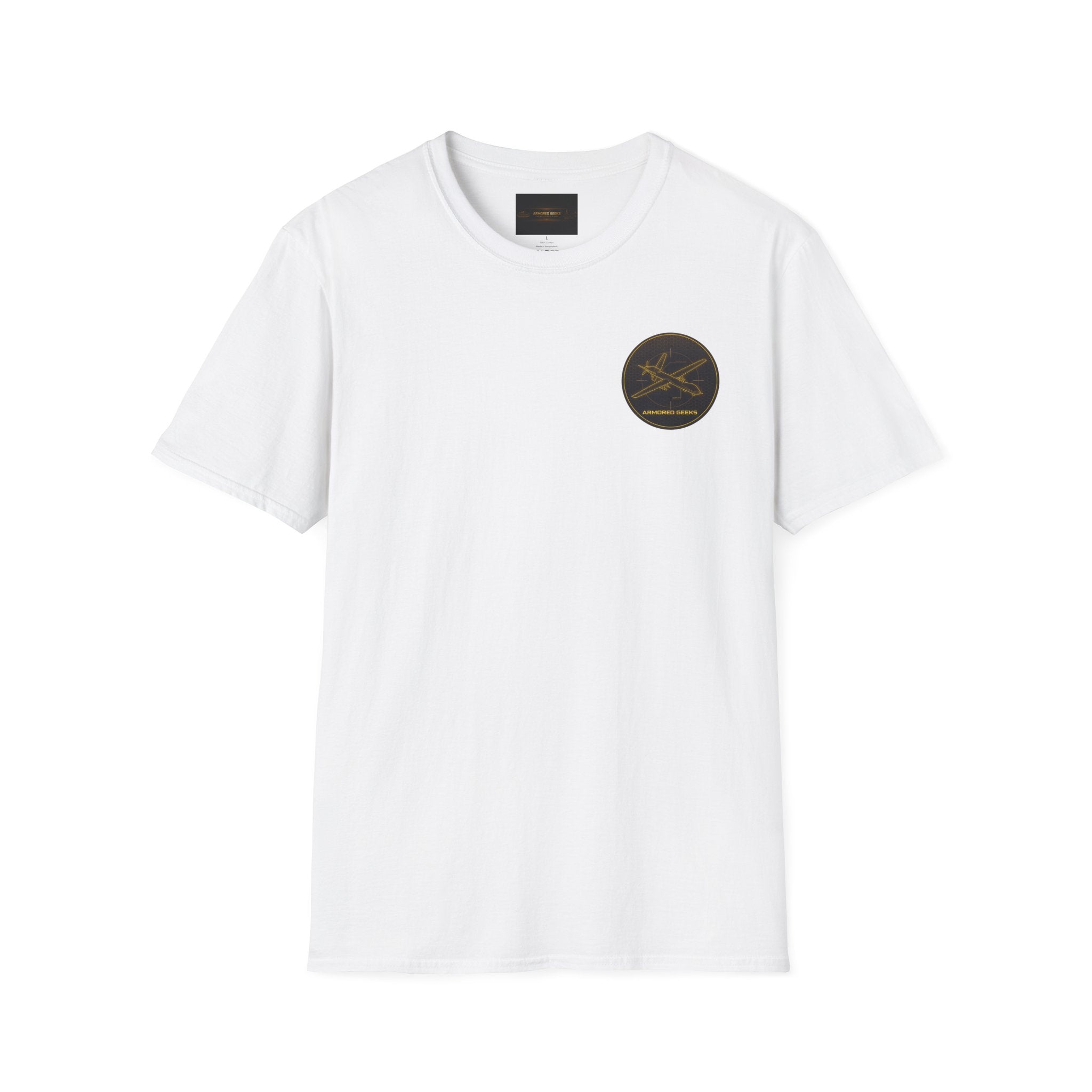 Fishing Crew T-Shirt — Golden Rod & Reel Pocket Logo Tee