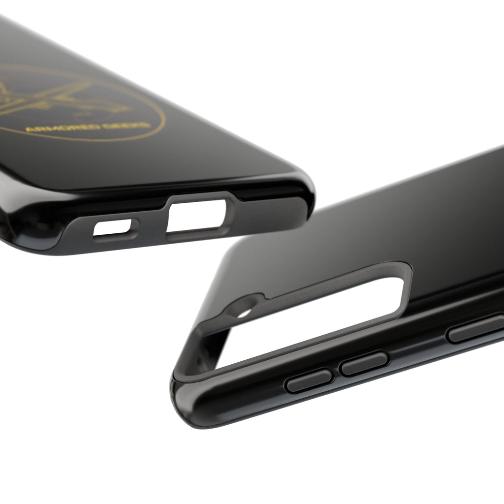 Tough Phone Case — Armored Geeks Drone Emblem (Black & Gold)