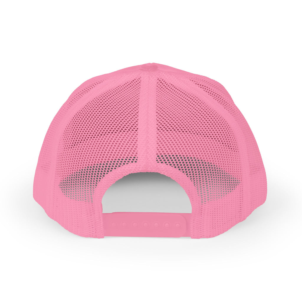 Embroidered Sunrise Wave Snapback Trucker Cap