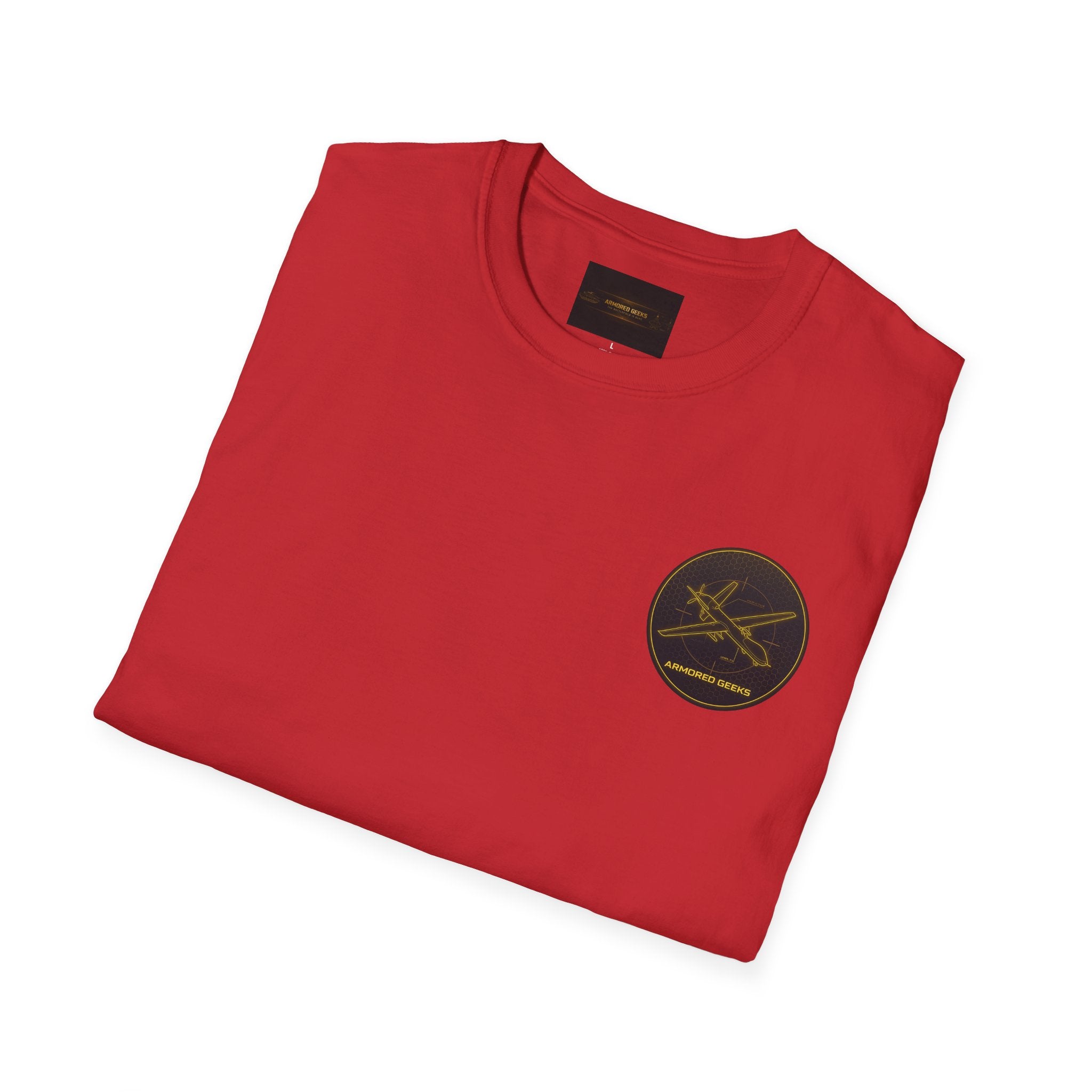 Fishing Crew T-Shirt — Golden Rod & Reel Pocket Logo Tee