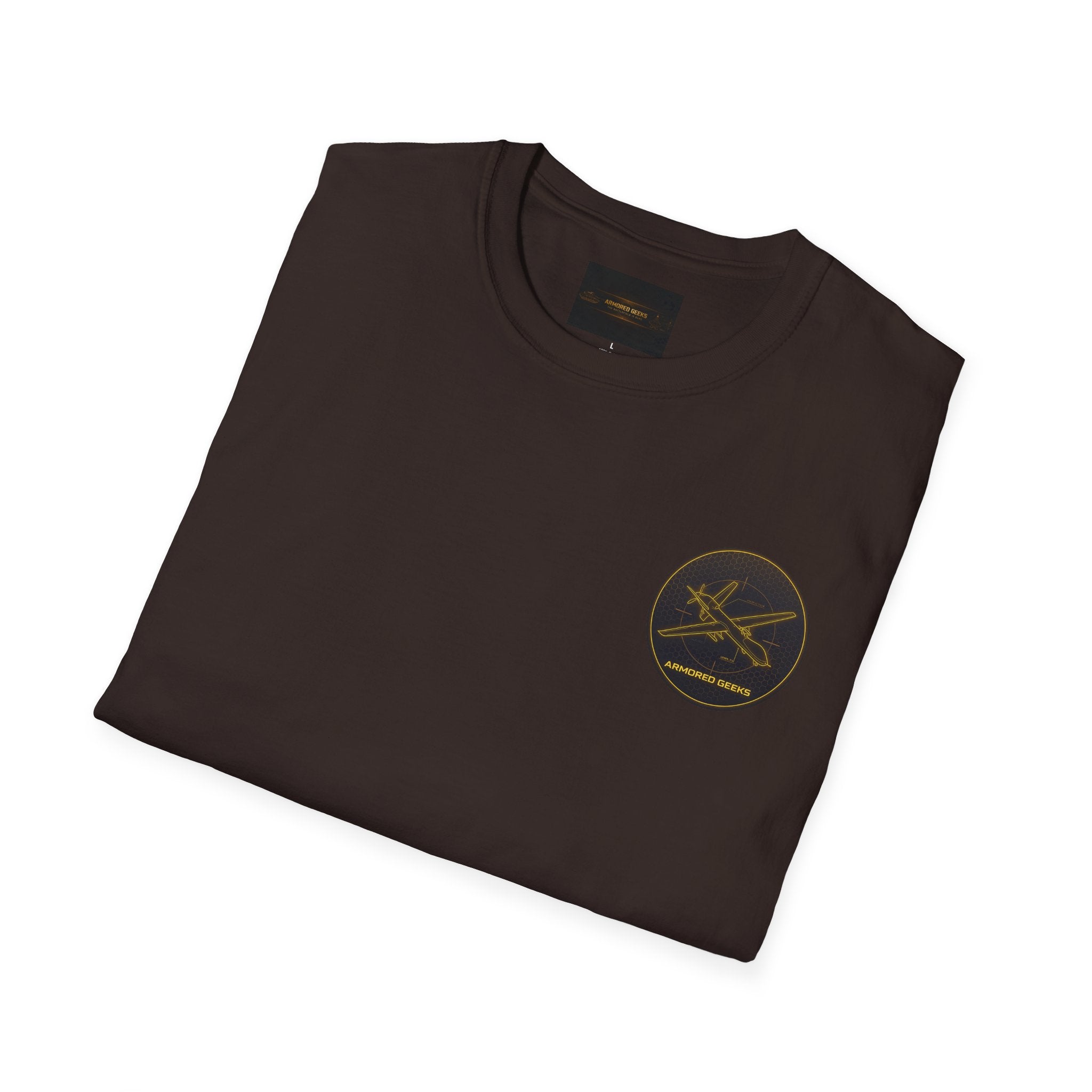 Fishing Crew T-Shirt — Golden Rod & Reel Pocket Logo Tee