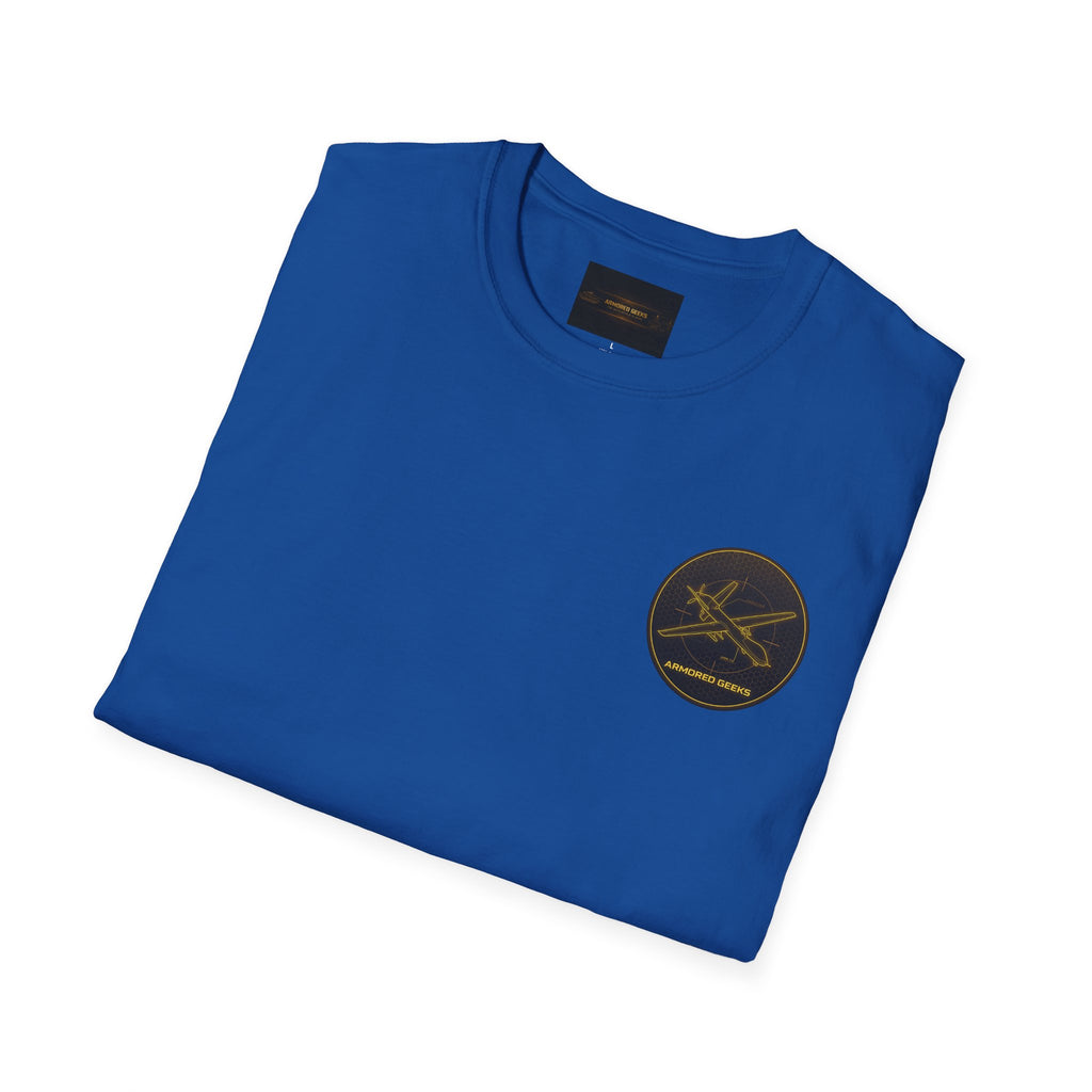Fishing Crew T-Shirt — Golden Rod & Reel Pocket Logo Tee