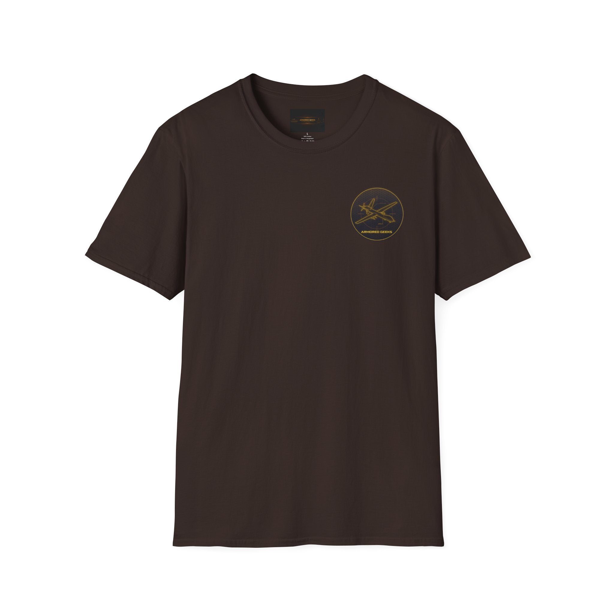 Fishing Crew T-Shirt — Golden Rod & Reel Pocket Logo Tee
