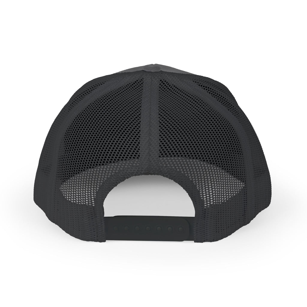 Embroidered Sunrise Wave Snapback Trucker Cap