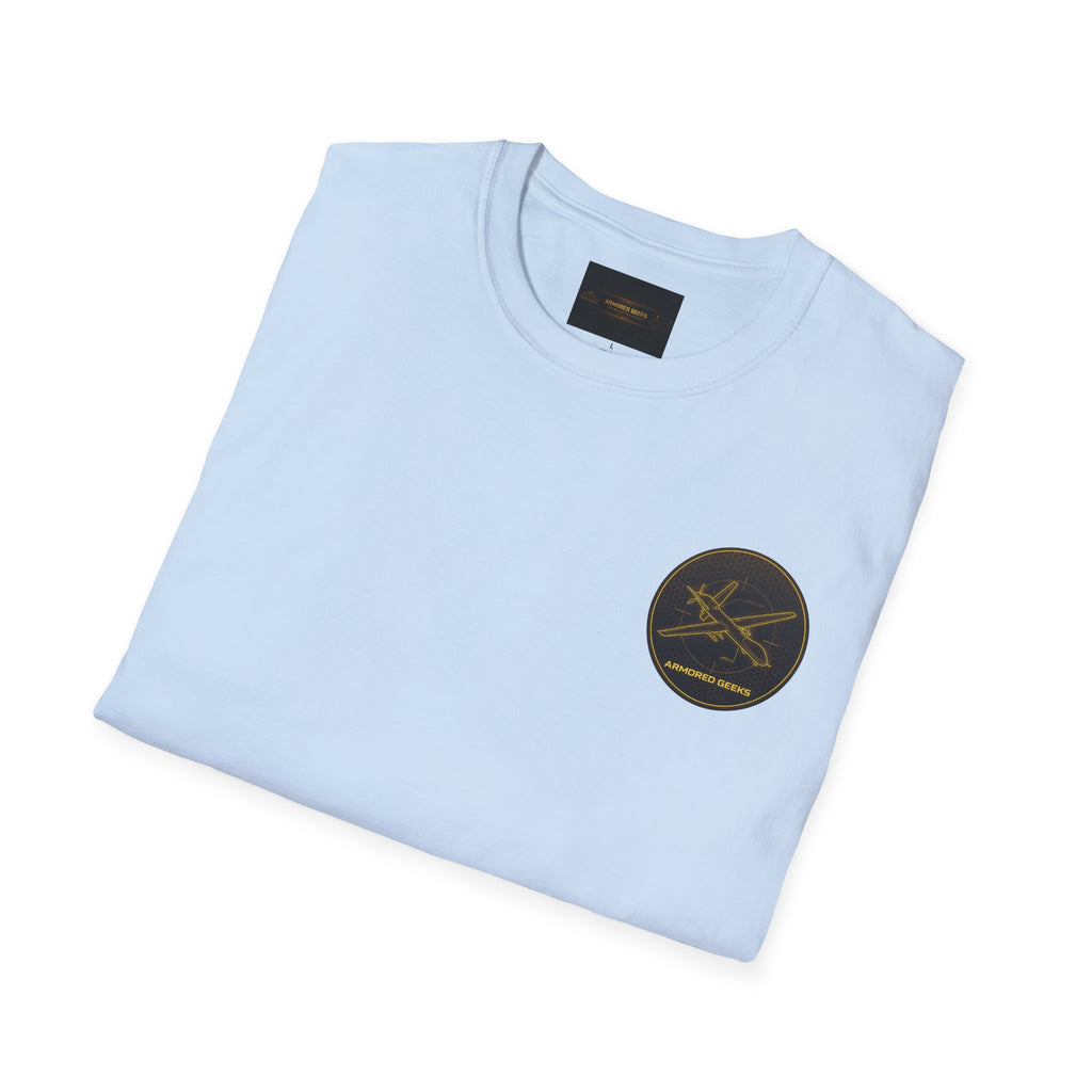 Fishing Crew T-Shirt — Golden Rod & Reel Pocket Logo Tee