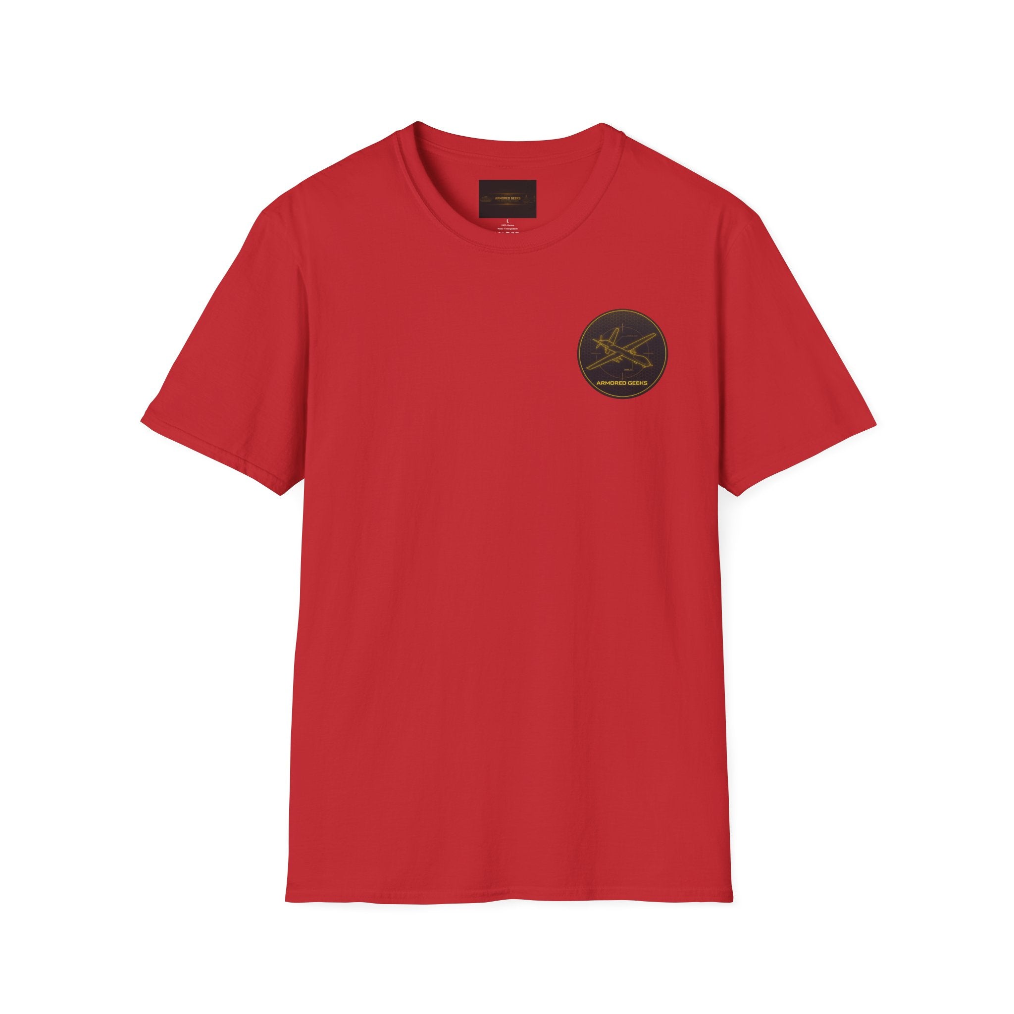 Fishing Crew T-Shirt — Golden Rod & Reel Pocket Logo Tee
