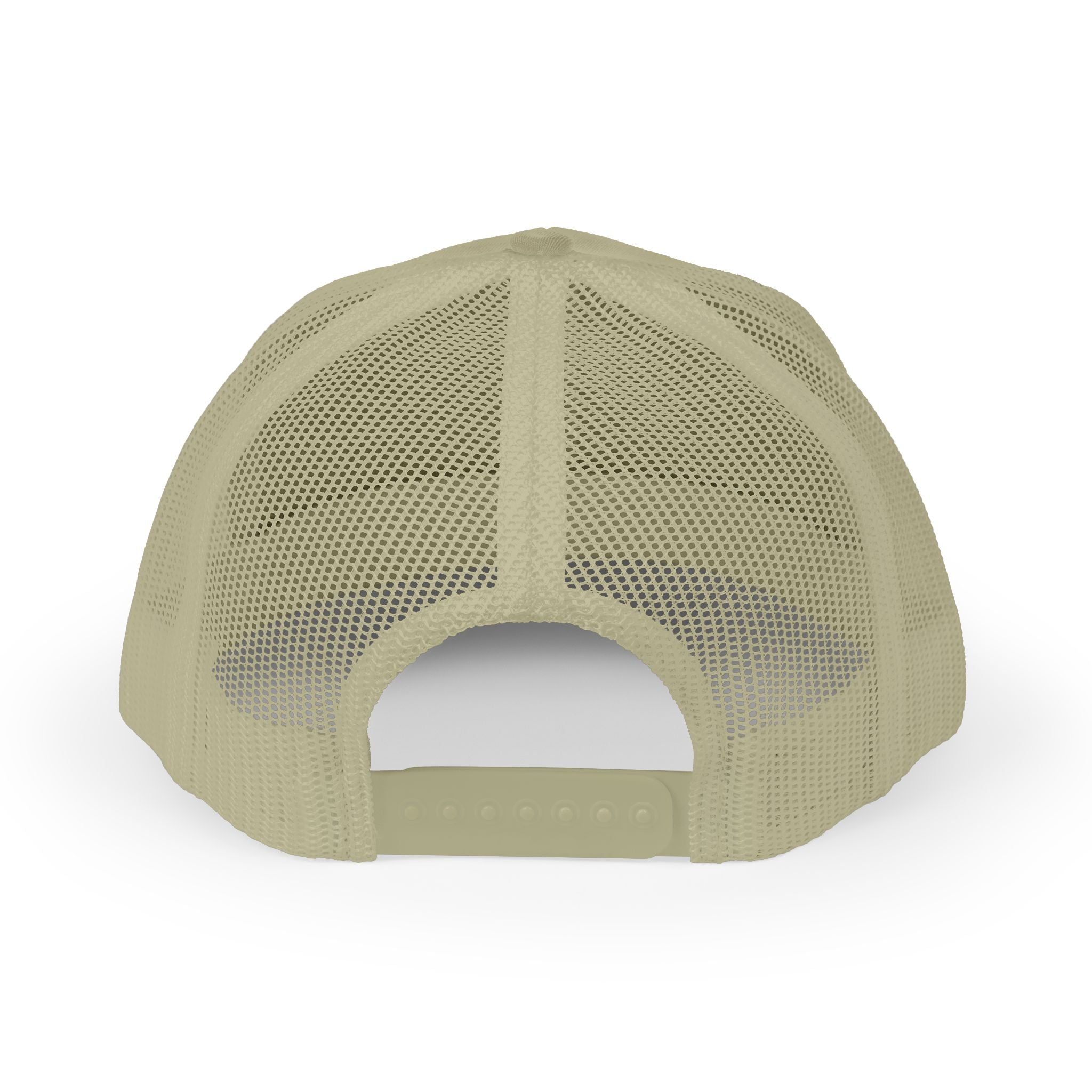 Embroidered Sunrise Wave Snapback Trucker Cap