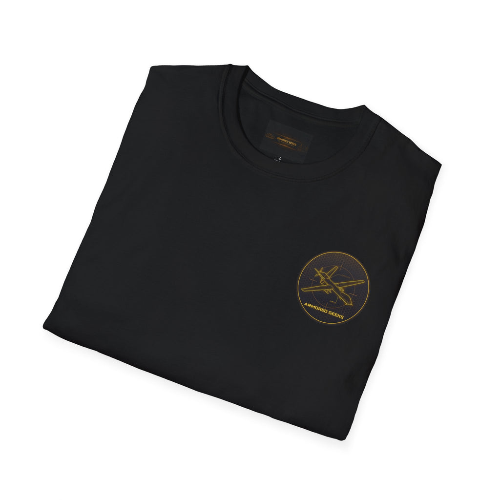 Fishing Crew T-Shirt — Golden Rod & Reel Pocket Logo Tee