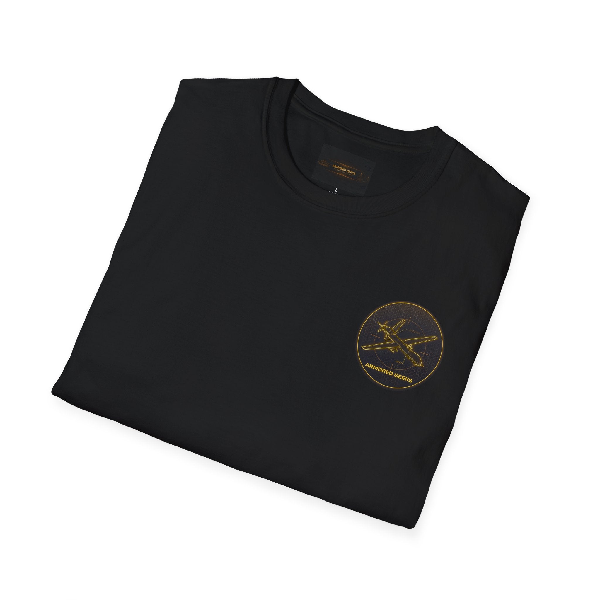 Fishing Crew T-Shirt — Golden Rod & Reel Pocket Logo Tee