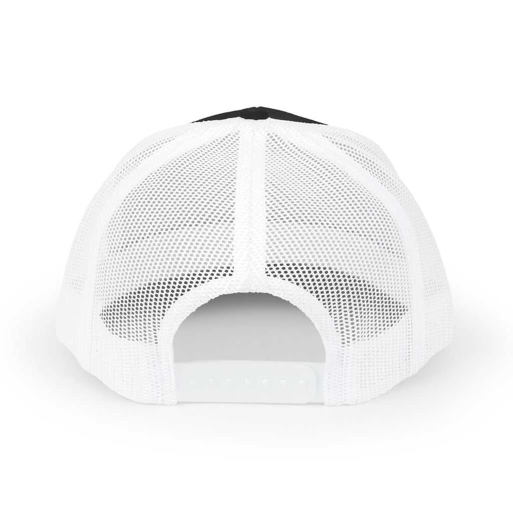 Embroidered Sunrise Wave Snapback Trucker Cap