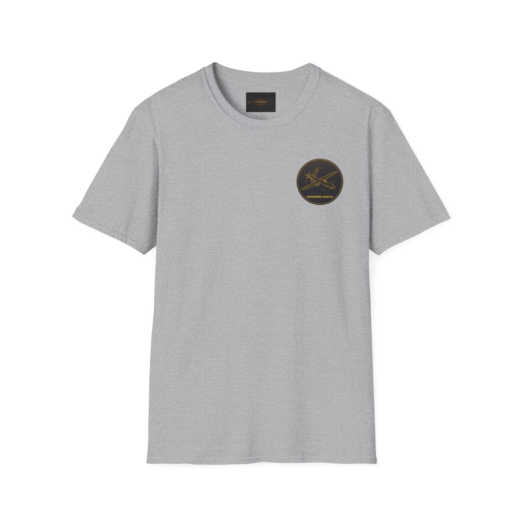 Fishing Crew T-Shirt — Golden Rod & Reel Pocket Logo Tee