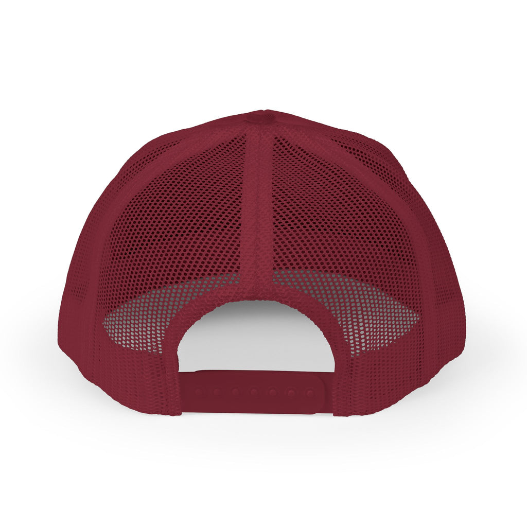 Embroidered Sunrise Wave Snapback Trucker Cap