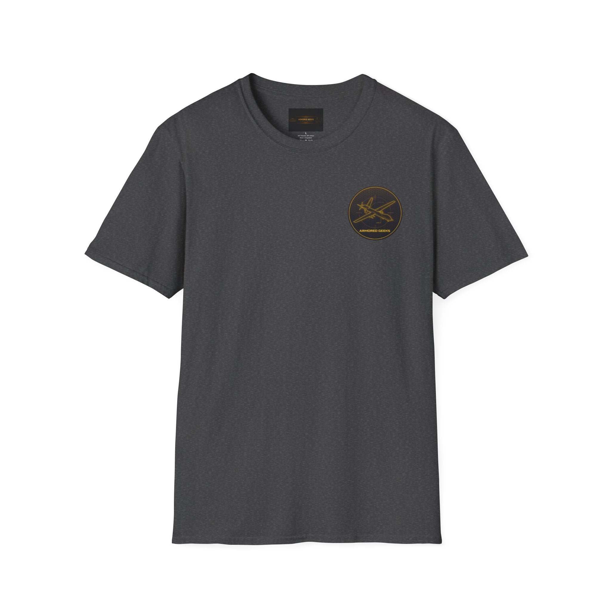 Fishing Crew T-Shirt — Golden Rod & Reel Pocket Logo Tee