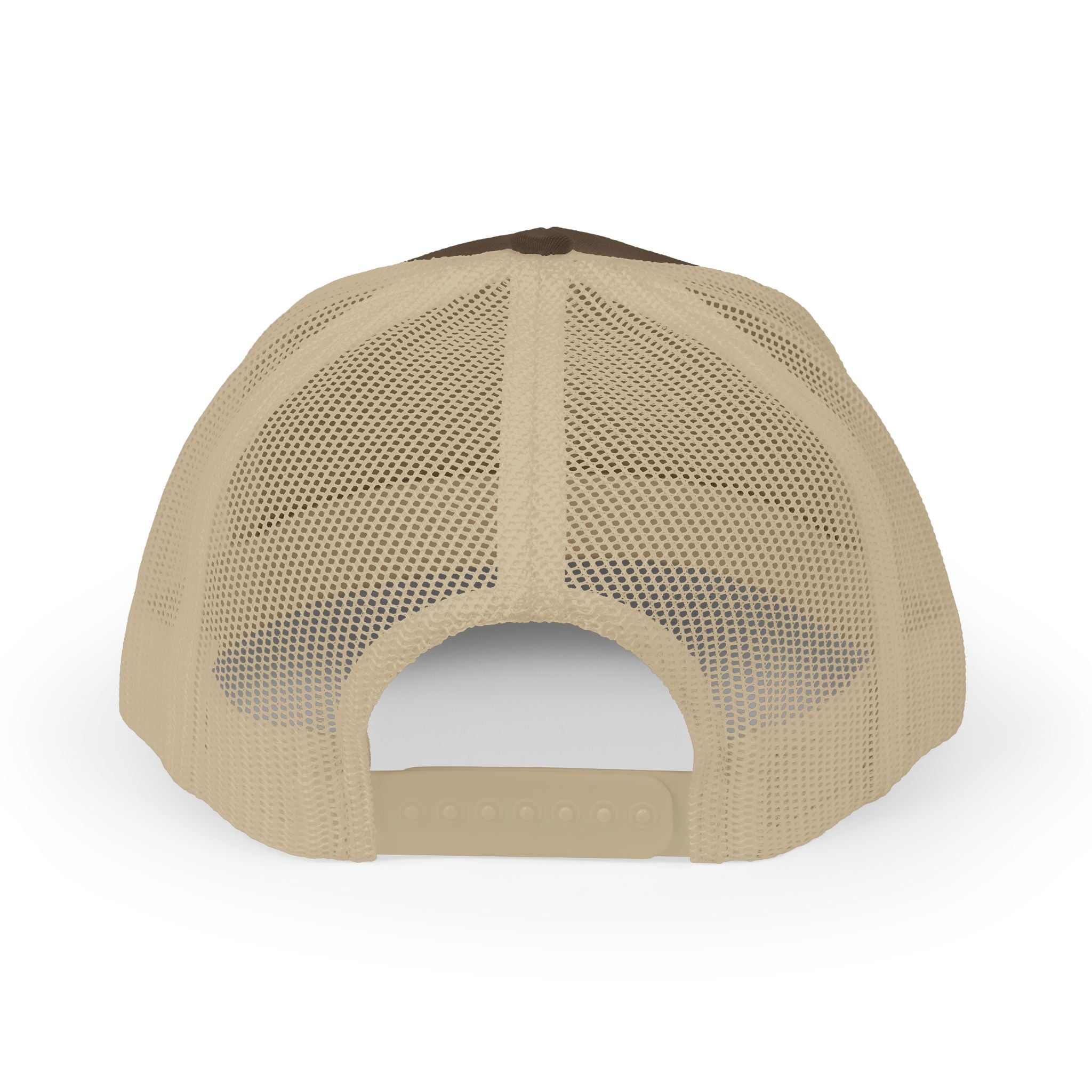 Embroidered Sunrise Wave Snapback Trucker Cap