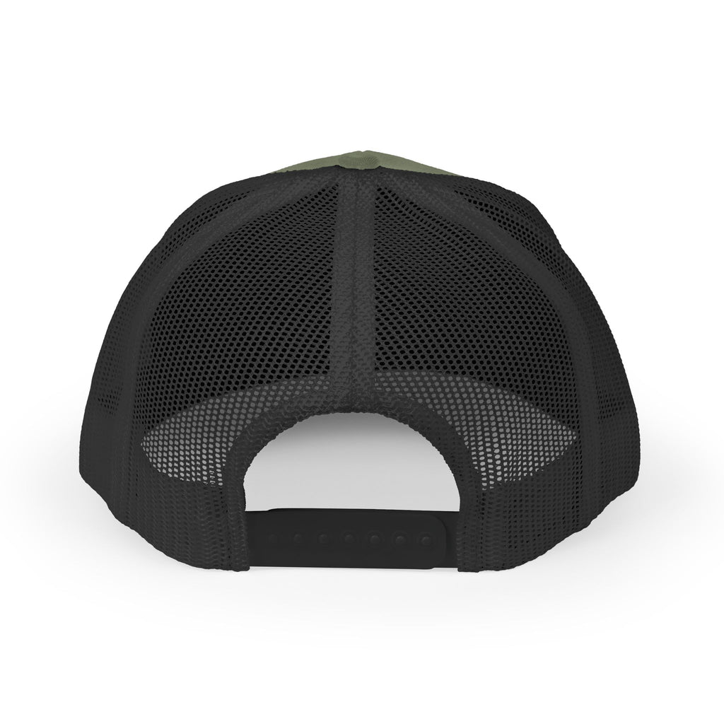 Embroidered Sunrise Wave Snapback Trucker Cap