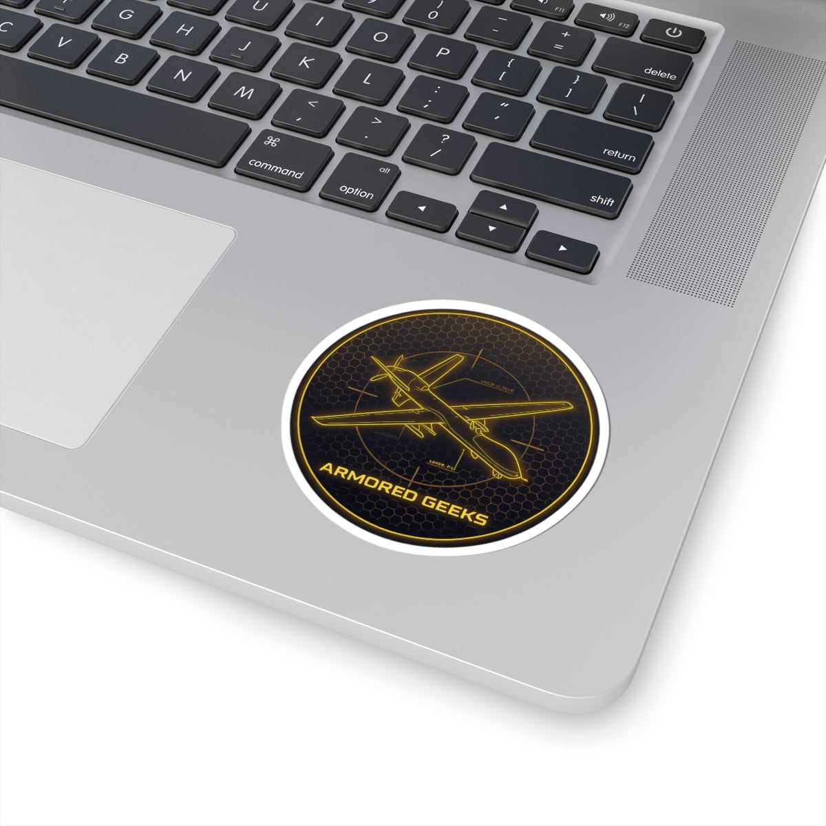 Armored Geeks Drone Blueprint Kiss-Cut Sticker