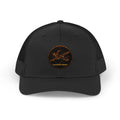 Embroidered Sunrise Wave Snapback Trucker Cap