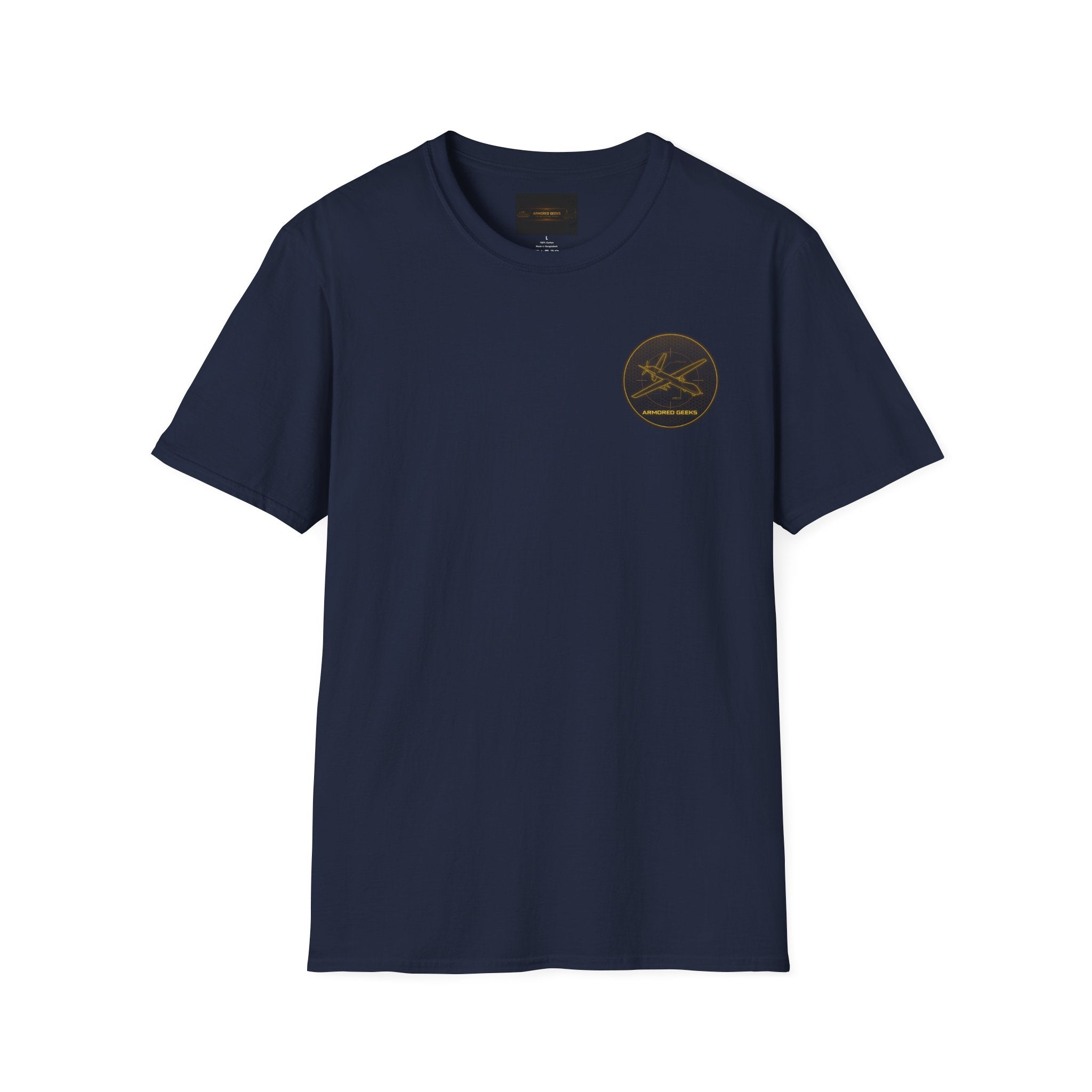 Fishing Crew T-Shirt — Golden Rod & Reel Pocket Logo Tee