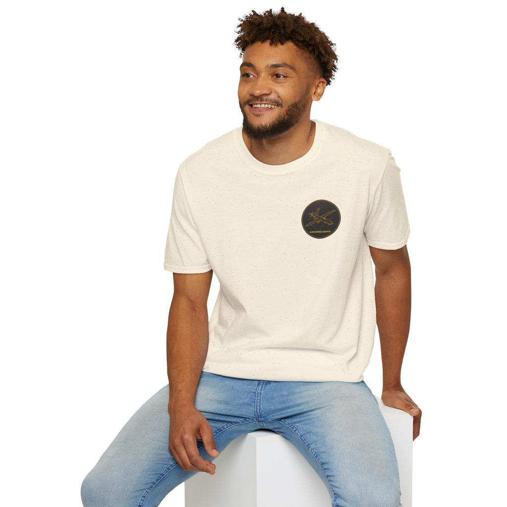 Fishing Crew T-Shirt — Golden Rod & Reel Pocket Logo Tee
