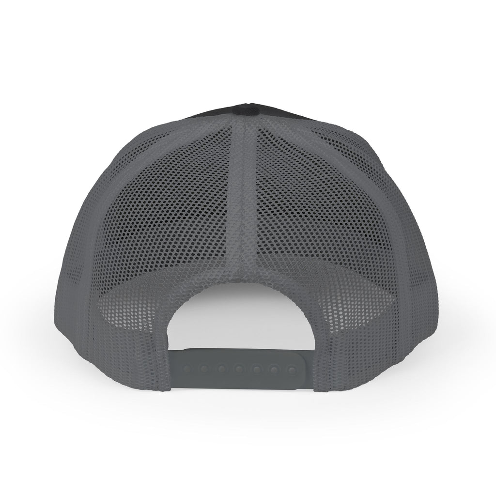 Embroidered Sunrise Wave Snapback Trucker Cap
