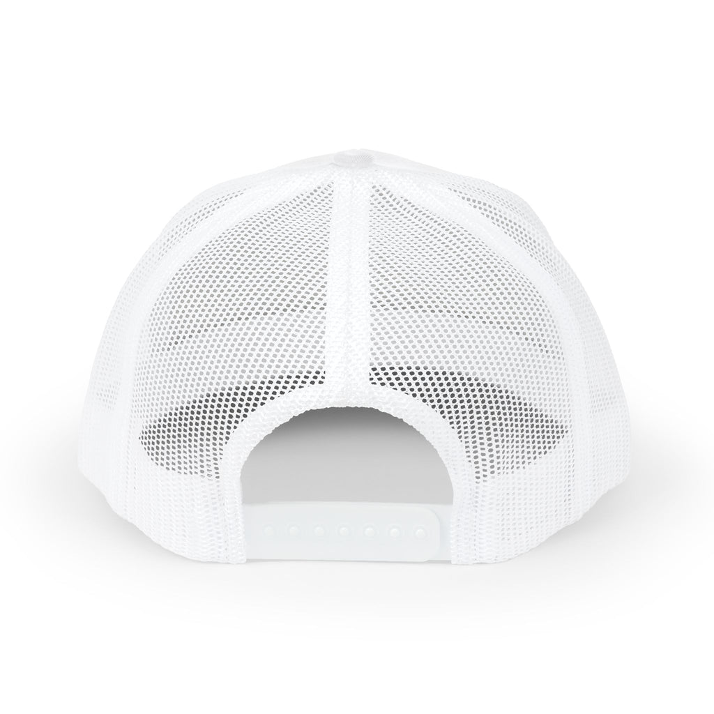 Embroidered Sunrise Wave Snapback Trucker Cap