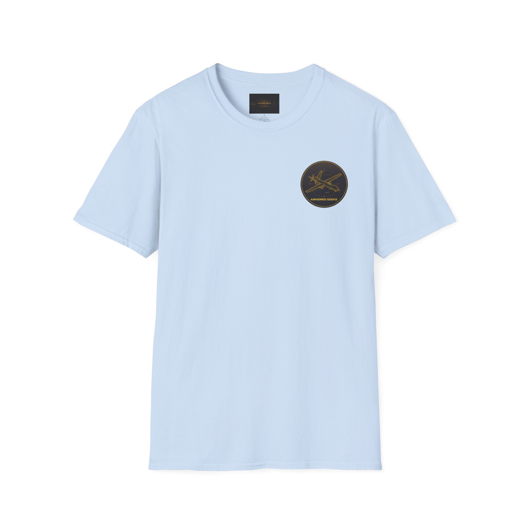 Fishing Crew T-Shirt — Golden Rod & Reel Pocket Logo Tee