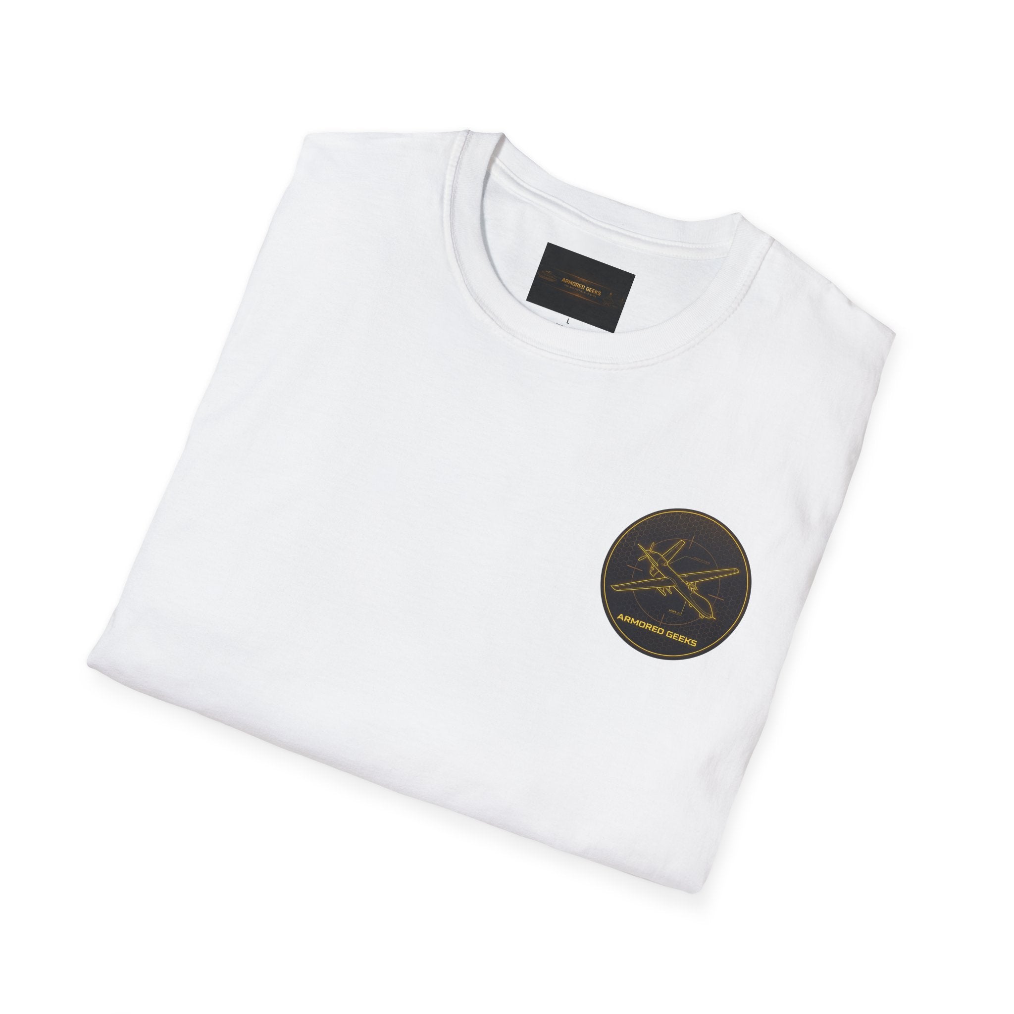 Fishing Crew T-Shirt — Golden Rod & Reel Pocket Logo Tee