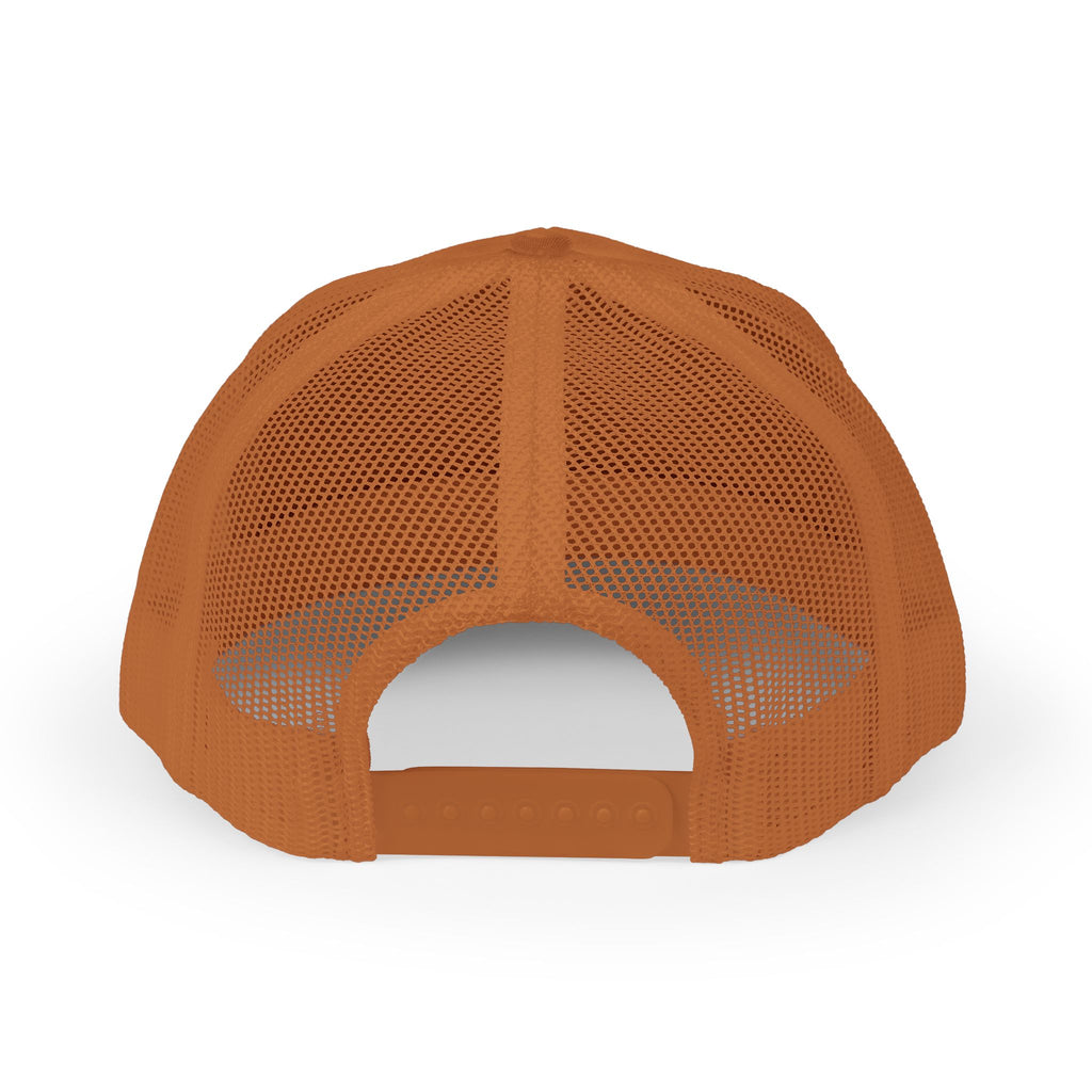 Embroidered Sunrise Wave Snapback Trucker Cap